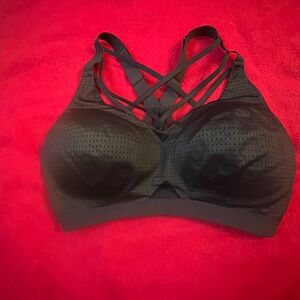 Victoria's Secret Black Mesh Strappy Bra